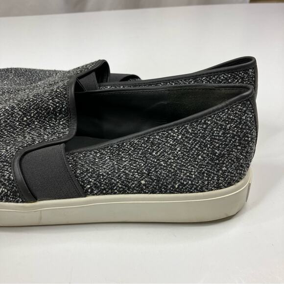 Vince | Blair Tweed Gray Marled Casual Slip-On Sneaker Women’s 10 - Picture 4 of 8